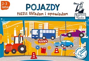Obrazek Puzzle Układam i opowiadam Pojazdy 2-3 lata