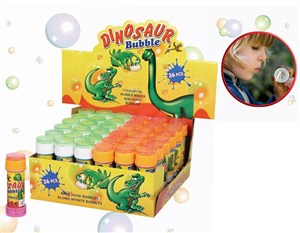 Obrazek Bańki dinozaur małe 50ml MIX