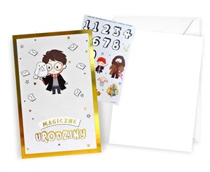 Obrazek Karnet urodziny Harry Potter