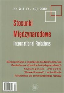 Obrazek Stosunki Międzynarodowe 3-4/2009