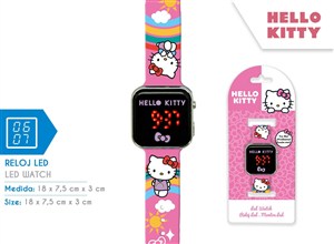 Obrazek Zegarek LED z kalendarzem Hello Kitty HK50201