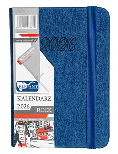 Obrazek Kalendarz 2026 Rock A7 tygodniowy granatowy