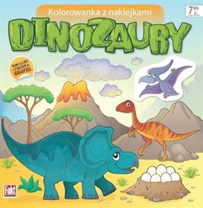 Picture of Dinozaury. Kolorowanka z naklejkami