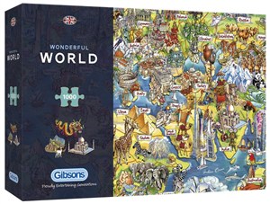 Obrazek Puzzle 1000 Cudowny świat G3