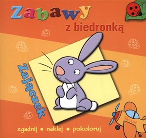 Picture of Zabawy z biedronką Zajączek zgadnij naklej pokoloruj