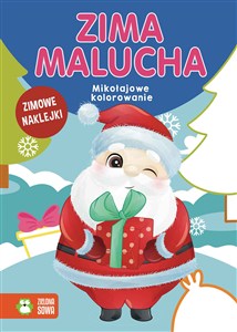 Obrazek Zima malucha Mikołajowe kolorowanie