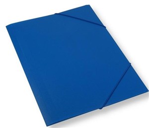 Obrazek Teczka A4 z gumką niebieska