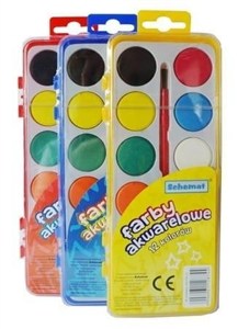 Picture of Farby akwarelowe 12 kolorów