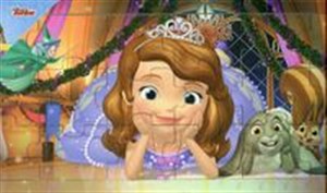 Obrazek Układanka drewniana Jej Wysokość Zosia 21 elementów