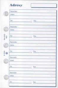 Picture of Wkład do organizera M Adresy ANTRA