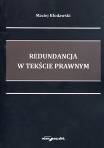 Picture of Redundancja w tekście prawnym