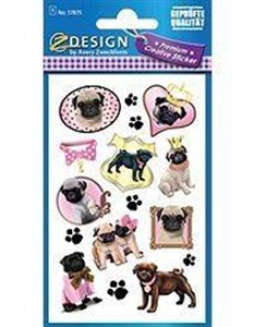 Picture of Naklejki papierowe premium - mopsy