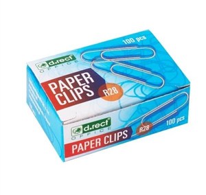 Obrazek Spinacze metalowe okrągłe 28mm a'100 D.RECT