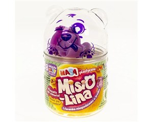 Picture of Misiolina Masa plastyczna pomarańcz 60g + foremka