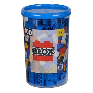 Picture of Blox 100 Klocki w pojemniku niebieskie