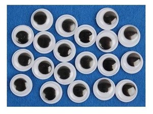 Obrazek Ruchome oczka 10mm 20szt