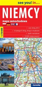 Obrazek Niemcy mapa samochodowa 1:750 000