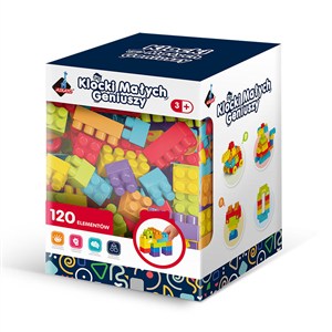 Obrazek Klocki małych geniuszy 120 elementów