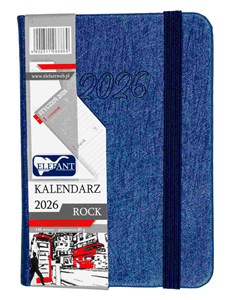 Picture of Kalendarz 2026 Rock A7 tygodniowy szafirowy