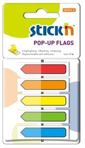 Picture of Zakładki indeksujące w podajniku, 45x12mm, z nadrukiem strzałka