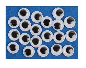 Obrazek Ruchome oczka 8mm 24szt