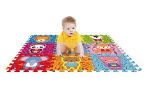 Obrazek Puzzle piankowe 9 elementów Zwierzęta