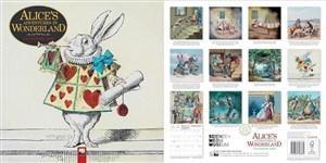 Picture of Kalendarz 2026 ścienny Alicja w Krainie Czarów