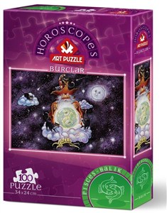 Obrazek Puzzle 100 Znaki zodiaku - Ryby