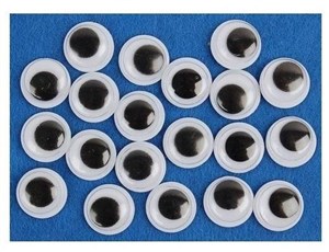 Obrazek Ruchome oczka owal 20mm 12szt