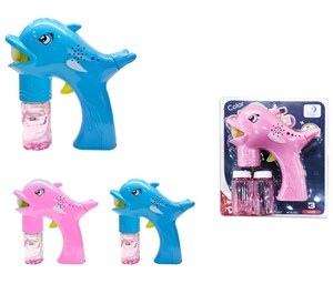 Obrazek Pistolet bańki delfin na baterie MIX