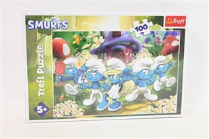 Obrazek Puzzle 100 Poznaj Smerfy TREFL