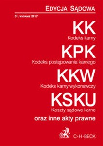 Obrazek Kodeks karny Kodeks postępowania karnego Kodeks karny wykonawczy Koszty sądowe karne oraz inne akty prawne