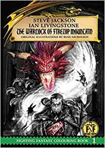 Obrazek Official Fighting Fantasy Colouring Book 1 The Warlock of Firetop Mountain