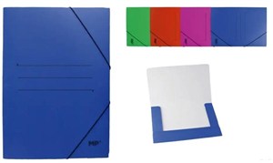 Picture of Teczka kartonowa A4 z gumką MIX