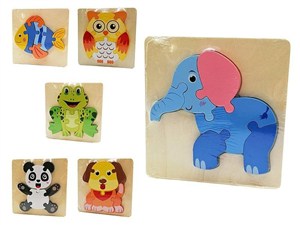 Obrazek Układanka puzzle zwierzęta MIX