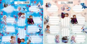 Picture of Naklejki na zeszyty Frozen II