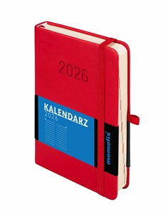 Obrazek Kalendarz 2026 Memofix B6 DNS czerwony