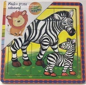 Picture of Puzzle drewniane małe Zebry