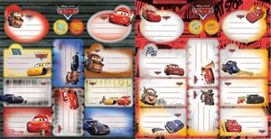 Picture of Naklejki na zeszyty Cars