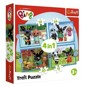 Picture of Puzzle 4w1 Wesoły Bing