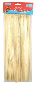 Obrazek Patyki do szaszłyków 25cm 200szt