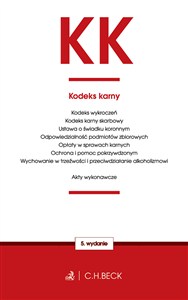 Obrazek Kodeks karny oraz ustawy towarzyszące