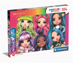 Picture of Puzzle 104 brilliant Rainbow High 20343
