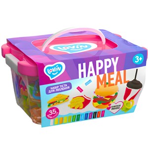 Obrazek Masa plastyczna lekka TM Lovin Happy Meal +akcesoria
