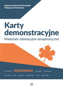 Obrazek Karty demonstracyjne Październik Materiały edukacyjno-terapeutyczne