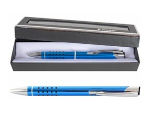 Obrazek Długopis Veno rubber B jasnoniebieski