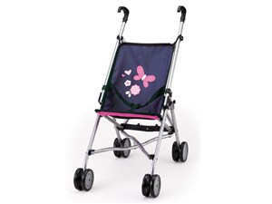 Obrazek Wózek spacerówka dla lalek granatowy Buggy