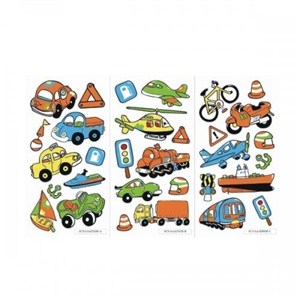 Obrazek Naklejki Sticker BOO silver Autka mix