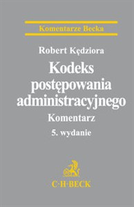 Obrazek Kodeks postępowania administracyjnego Komentarz