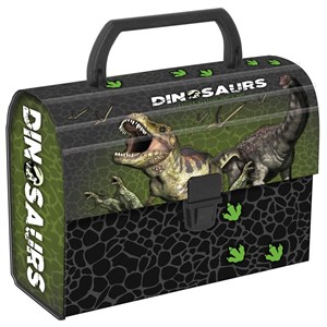 Obrazek KUFEREK OKLEJANY DINOZAUR